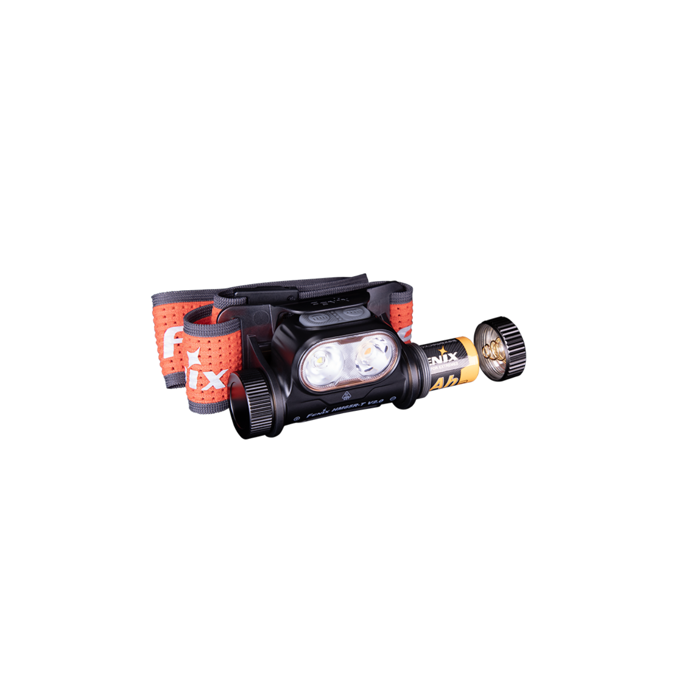 Fenix HM65R-T V2.0 Luminus SST40 Cool White LED & SST20 Warm White LED 1600L Lightweight Magnesium Rechargeable Headlamp