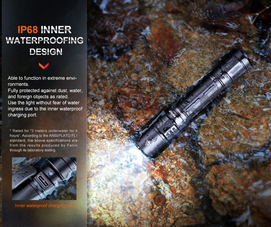 Fenix PD35R Luminus SFT40 LED 1700L Rechargeable Flashlight