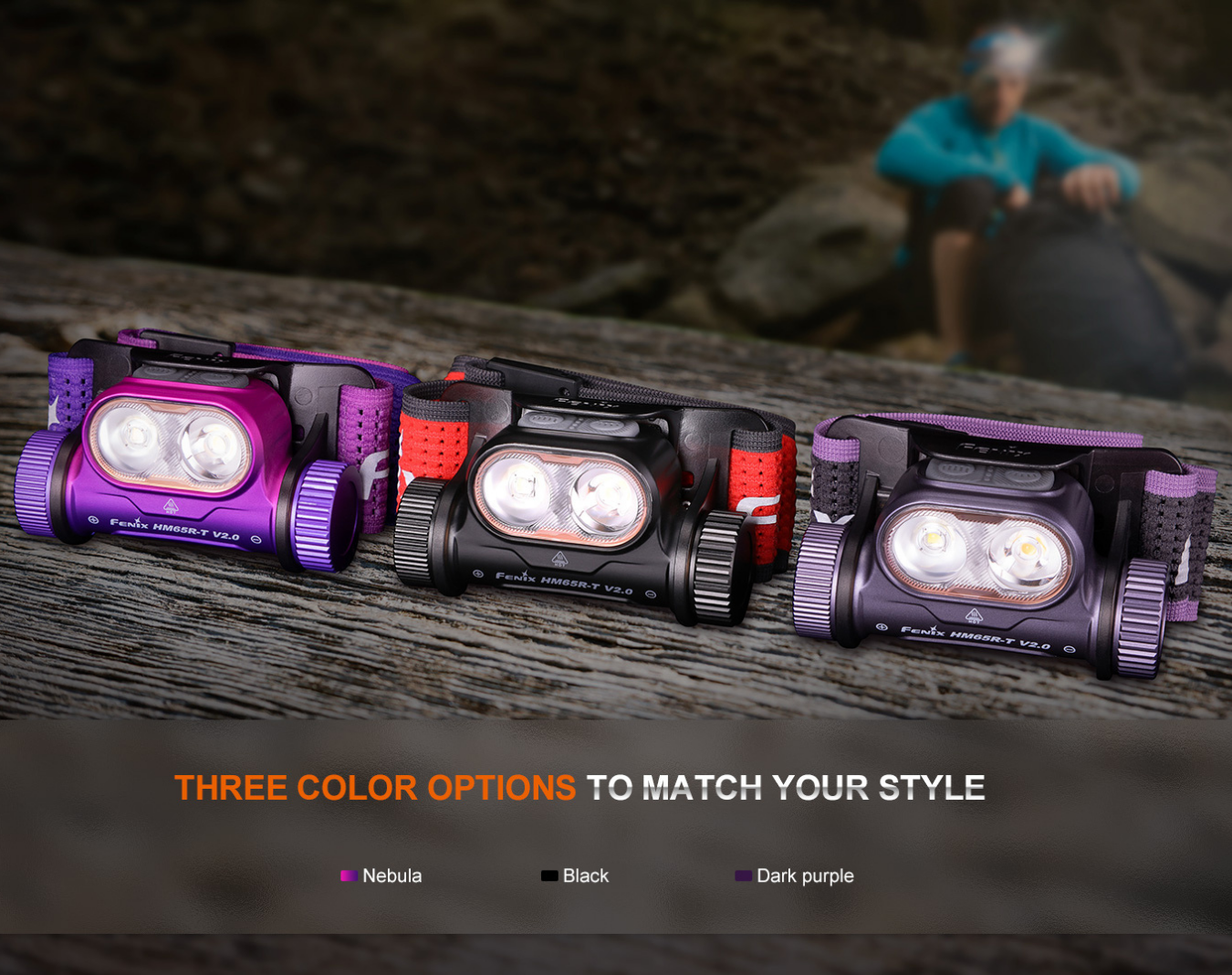 Fenix HM65R-T V2.0 Luminus SST40 Cool White LED & SST20 Warm White LED 1600L Lightweight Magnesium Rechargeable Headlamp