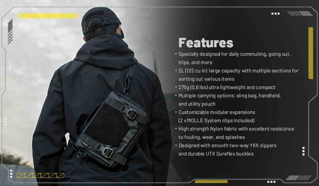 Nitecore SLB05 Modular Commuting Sling Bag