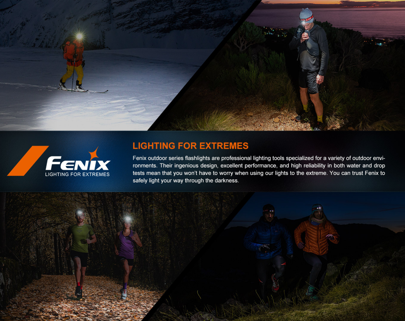 Fenix HM65R-T V2.0 Luminus SST40 Cool White LED & SST20 Warm White LED 1600L Lightweight Magnesium Rechargeable Headlamp