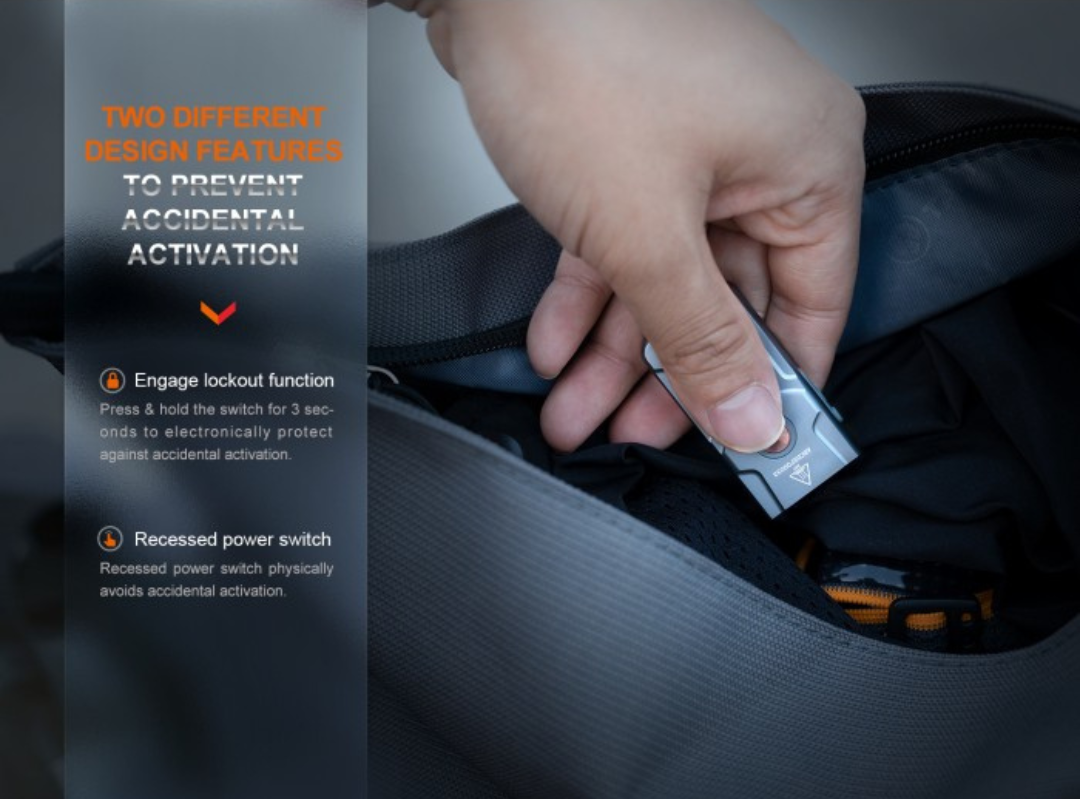 Fenix E03R V2.0 Limited Festive Edition 500L Rechargeable Keychain Flashlight