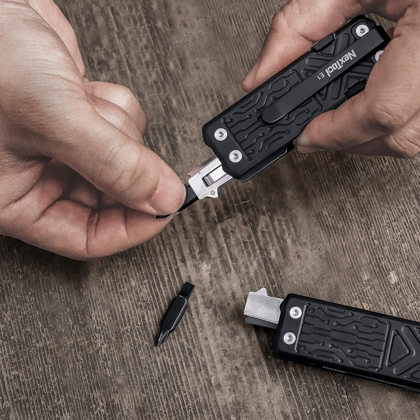 NexTool Pocket Tool E1 NE20287A 10-in-1 EDC Mini Tools with Replaceable Multi Functional Multitool