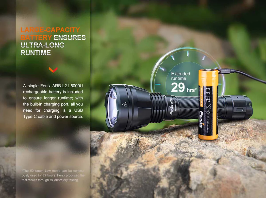 Fenix HT32 SFT70 CW, SFT20 RA Red & SFT20 CG Green LED 2500L Rechargeable Outdoor Hunting Flashlight
