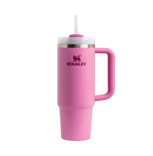 [Valentine's Day] Stanley Quencher H2.0 FlowState Vacuum Insulated Tumbler with Lid - 30oz Peony