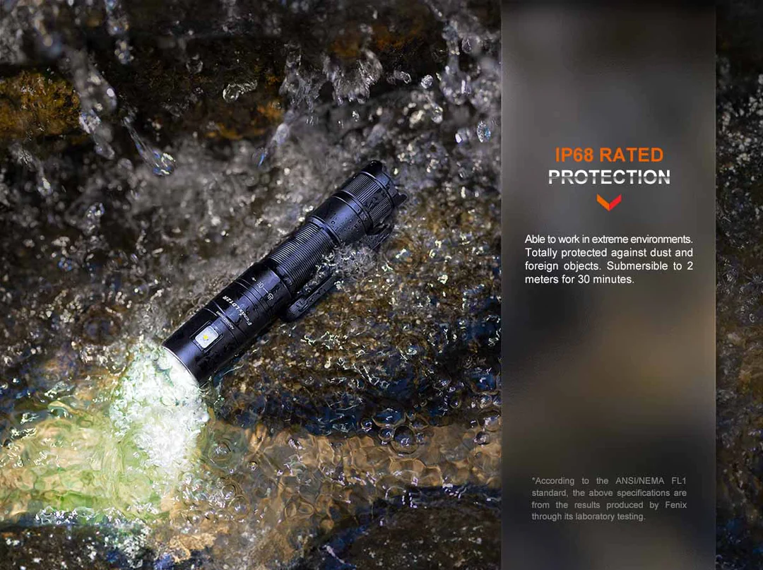 Fenix LD12R Luminus SST20 CW LED 600L Rechargeable Flashlight