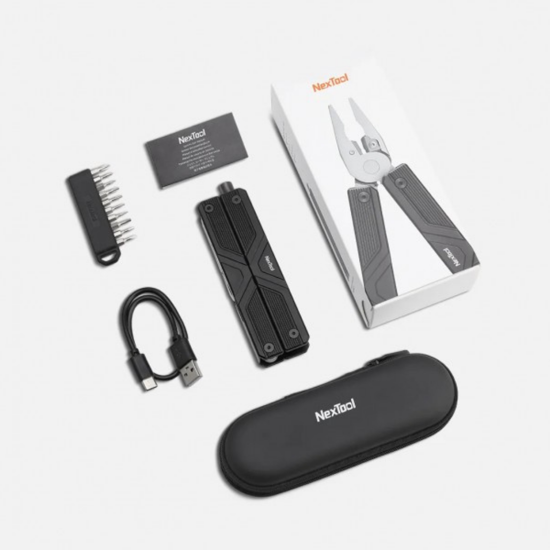 NexTool Gemini NE20213 Electric USB Screwdriver Steel Pliers Knife Scissors Multifunctional Multitool