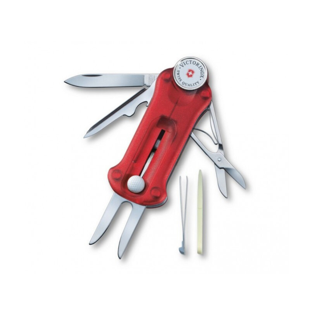 Victorinox Golf Tool Translucent Red Multitool 0.7052.T