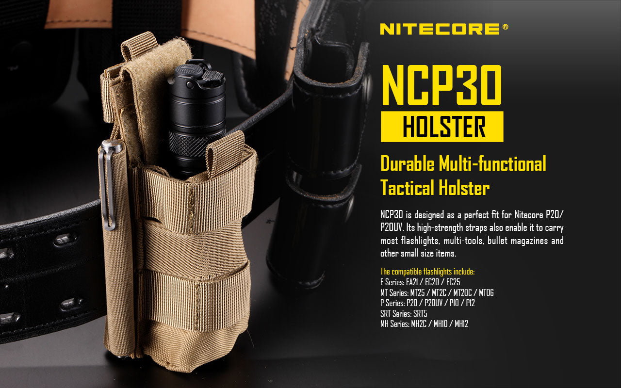 Nitecore NCP30 Cordura Multi-Function Tactical Holster