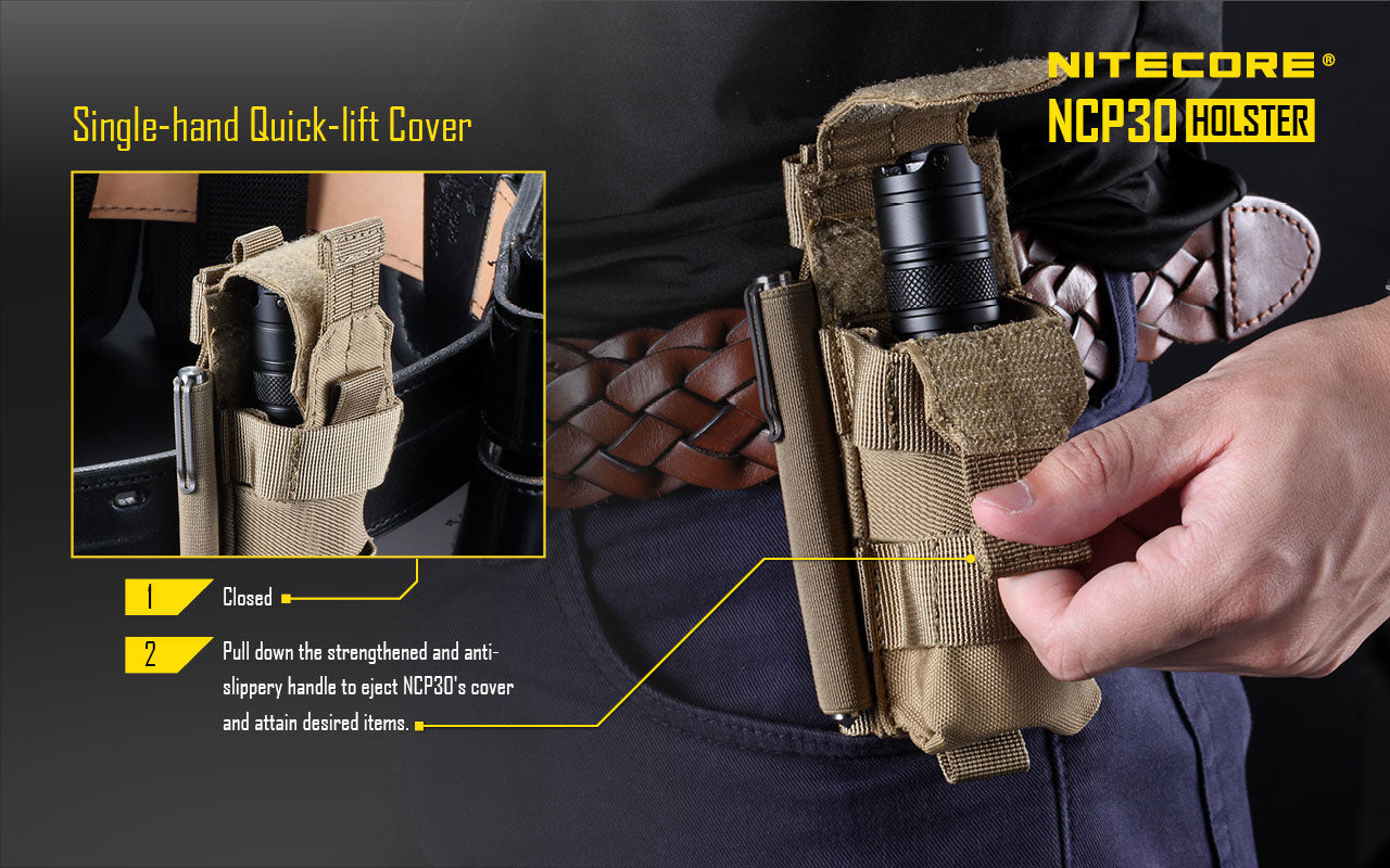 Nitecore NCP30 Cordura Multi-Function Tactical Holster