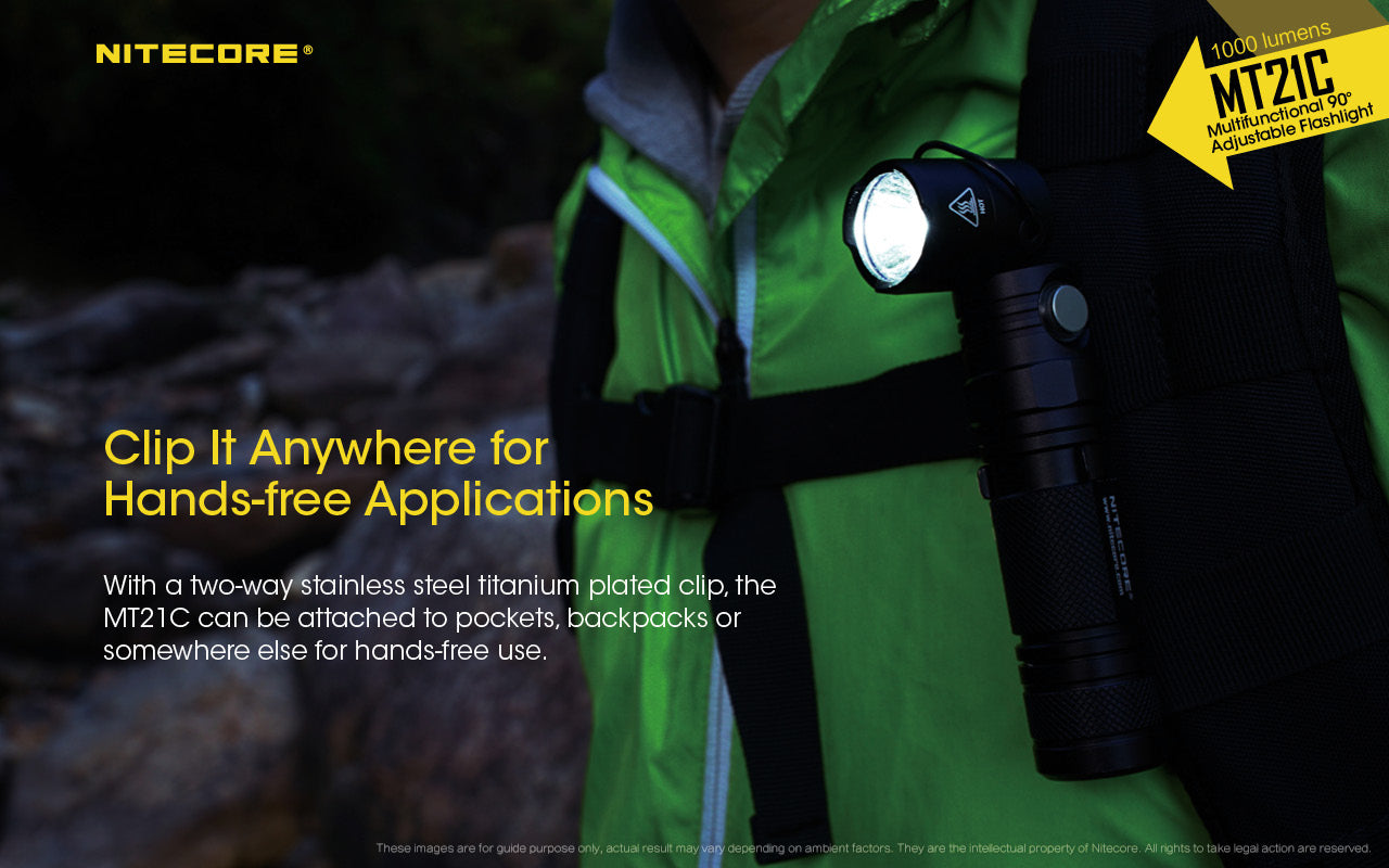 Nitecore MT21C CREE XP-L HD V6 LED 1000L Flashlight
