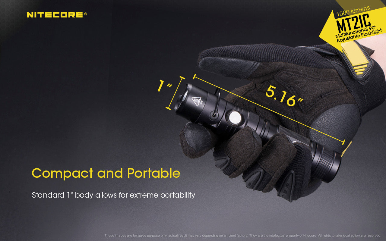 Nitecore MT21C CREE XP-L HD V6 LED 1000L Flashlight