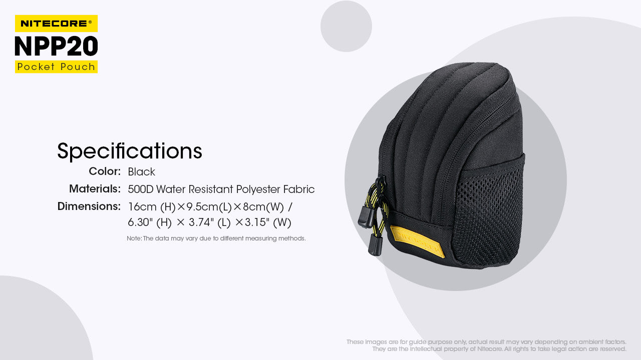 Nitecore NPP20 Pocket Pouch