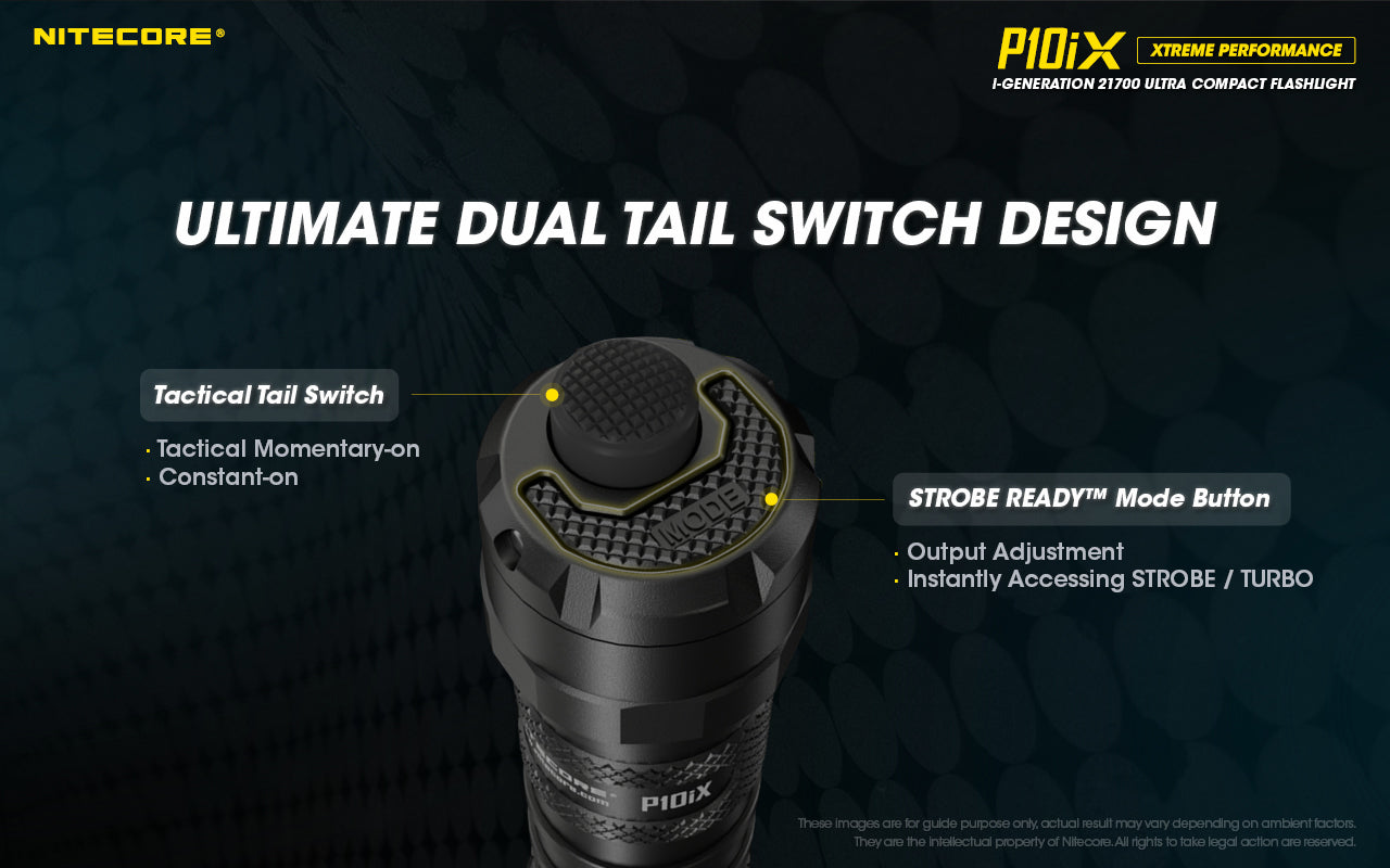 NITECORE P10iX 4000 LUMENS USB RECHARGEABLE FLASHLIGHT
