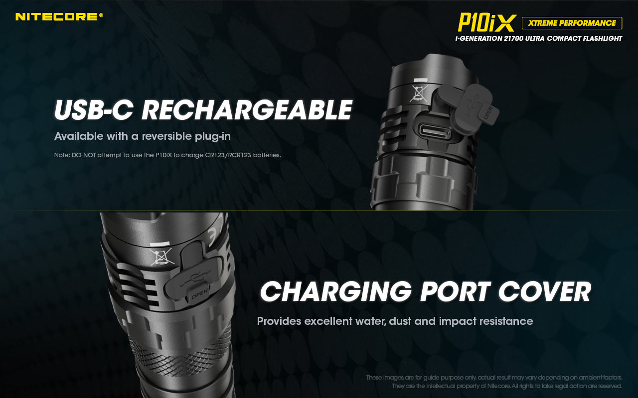 NITECORE P10iX 4000 LUMENS USB RECHARGEABLE FLASHLIGHT