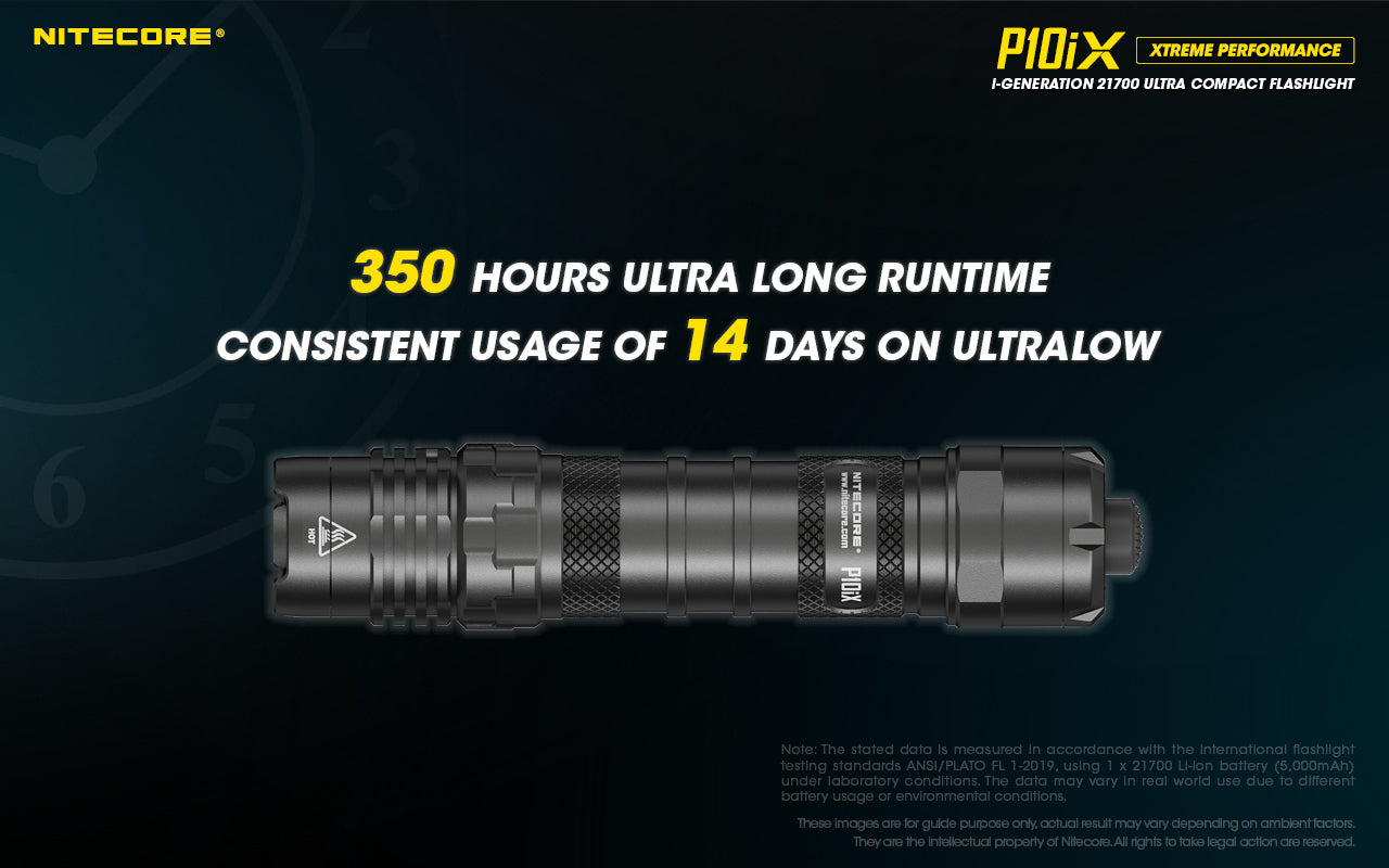 NITECORE P10iX 4000 LUMENS USB RECHARGEABLE FLASHLIGHT