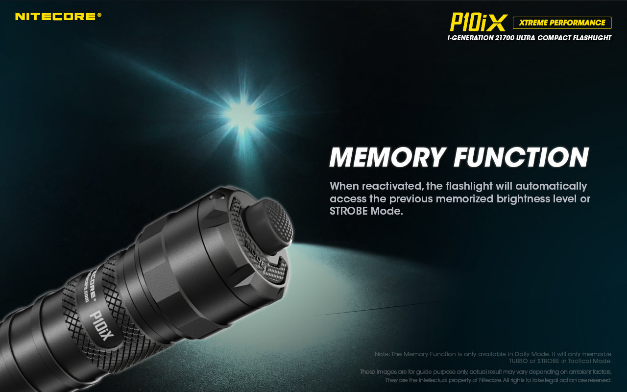 NITECORE P10iX 4000 LUMENS USB RECHARGEABLE FLASHLIGHT