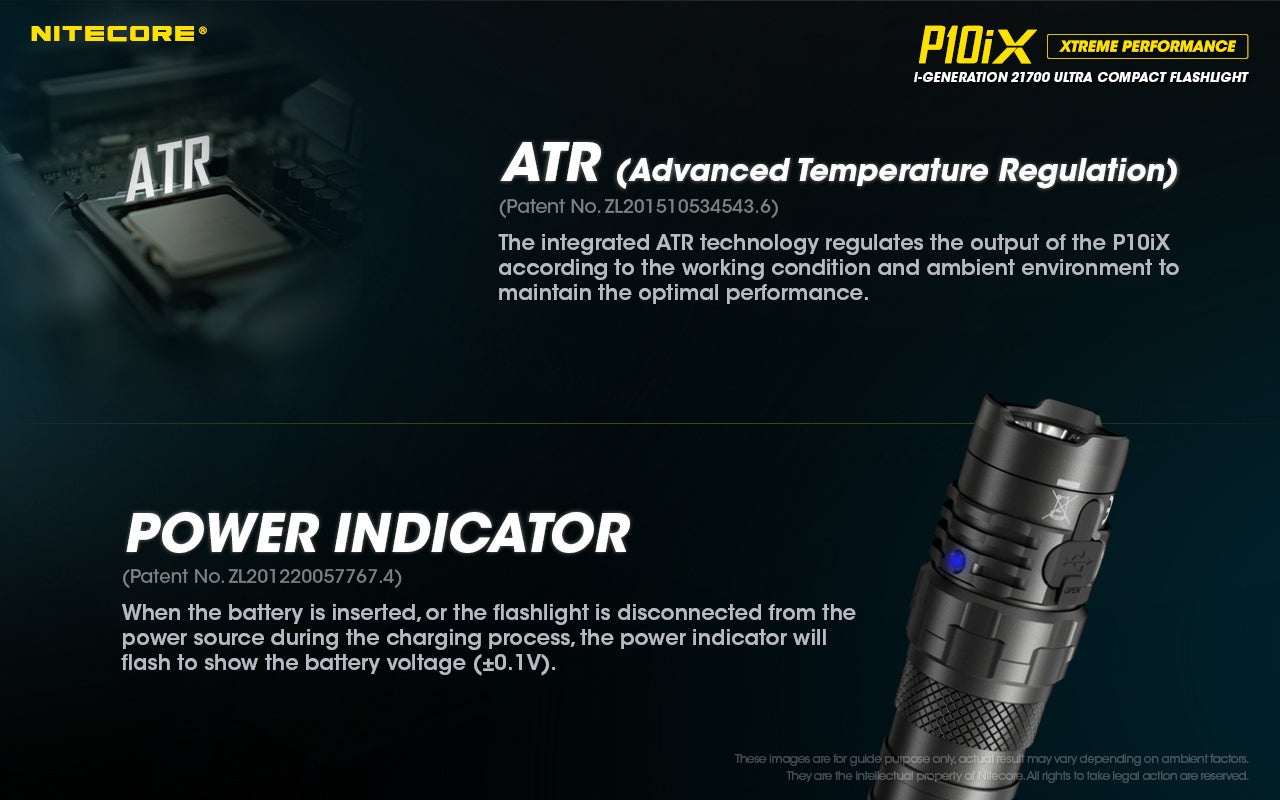 NITECORE P10iX 4000 LUMENS USB RECHARGEABLE FLASHLIGHT