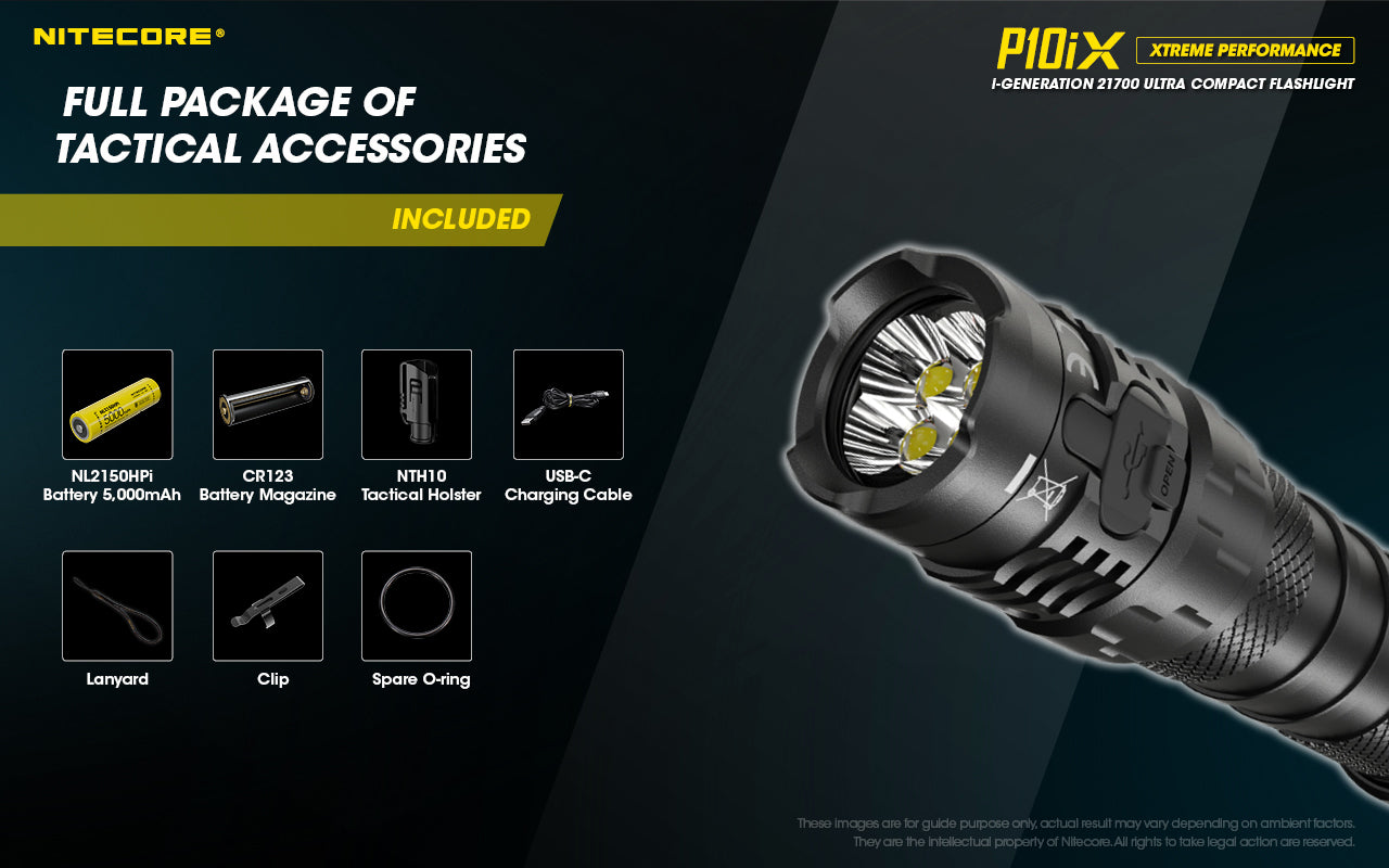 NITECORE P10iX 4000 LUMENS USB RECHARGEABLE FLASHLIGHT