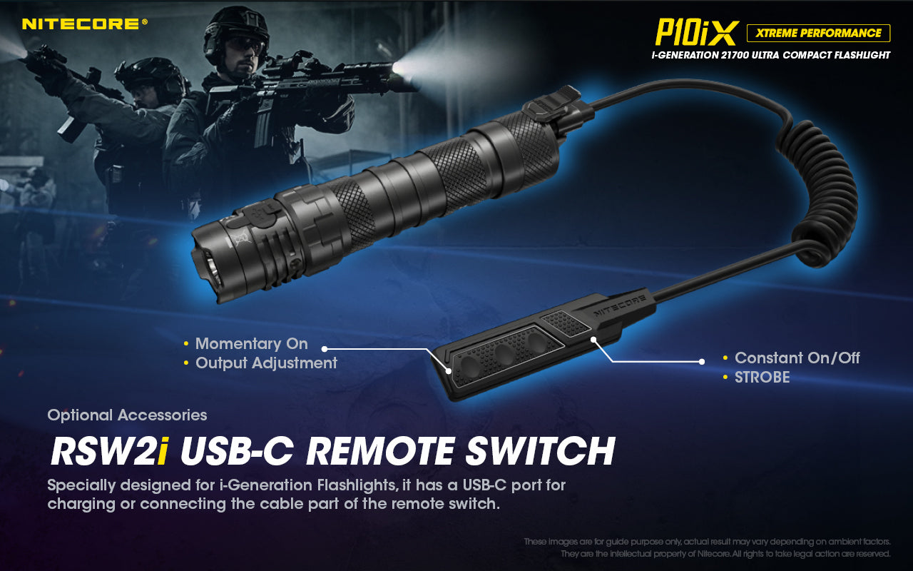 NITECORE P10iX 4000 LUMENS USB RECHARGEABLE FLASHLIGHT