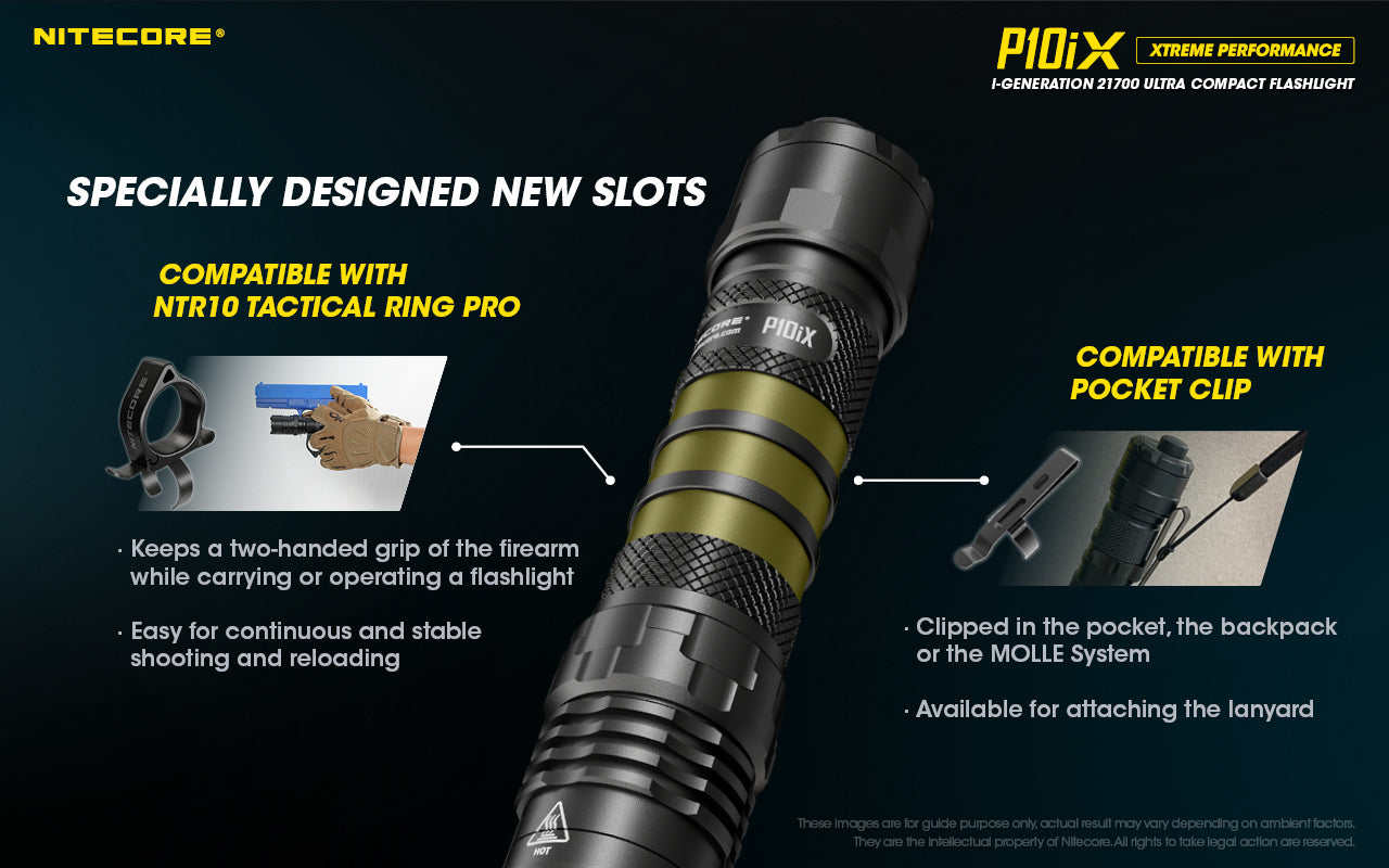 NITECORE P10iX 4000 LUMENS USB RECHARGEABLE FLASHLIGHT