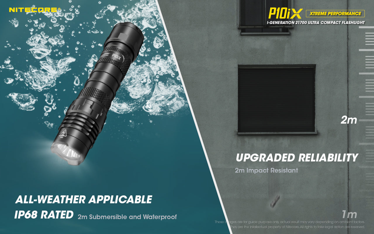 NITECORE P10iX 4000 LUMENS USB RECHARGEABLE FLASHLIGHT