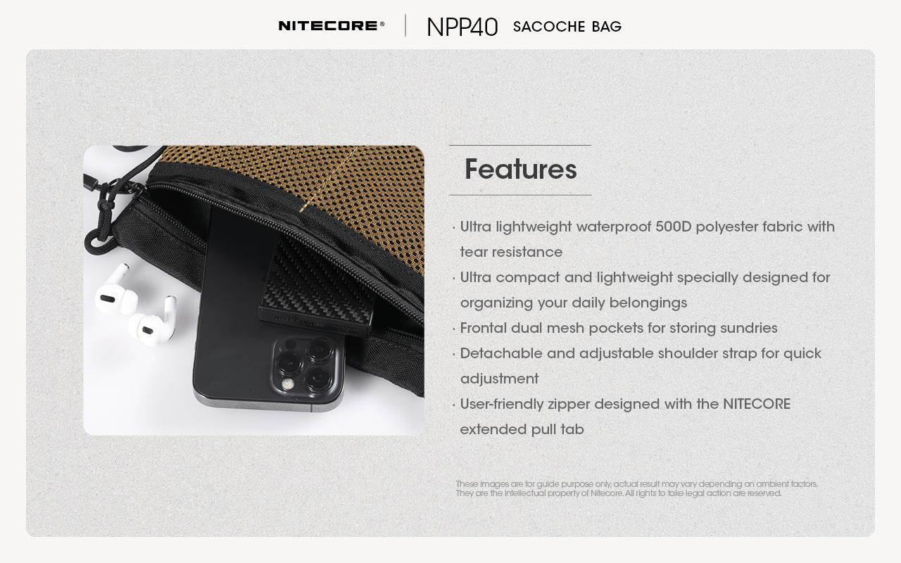 Nitecore NPP40 Sacoche Sling Bag