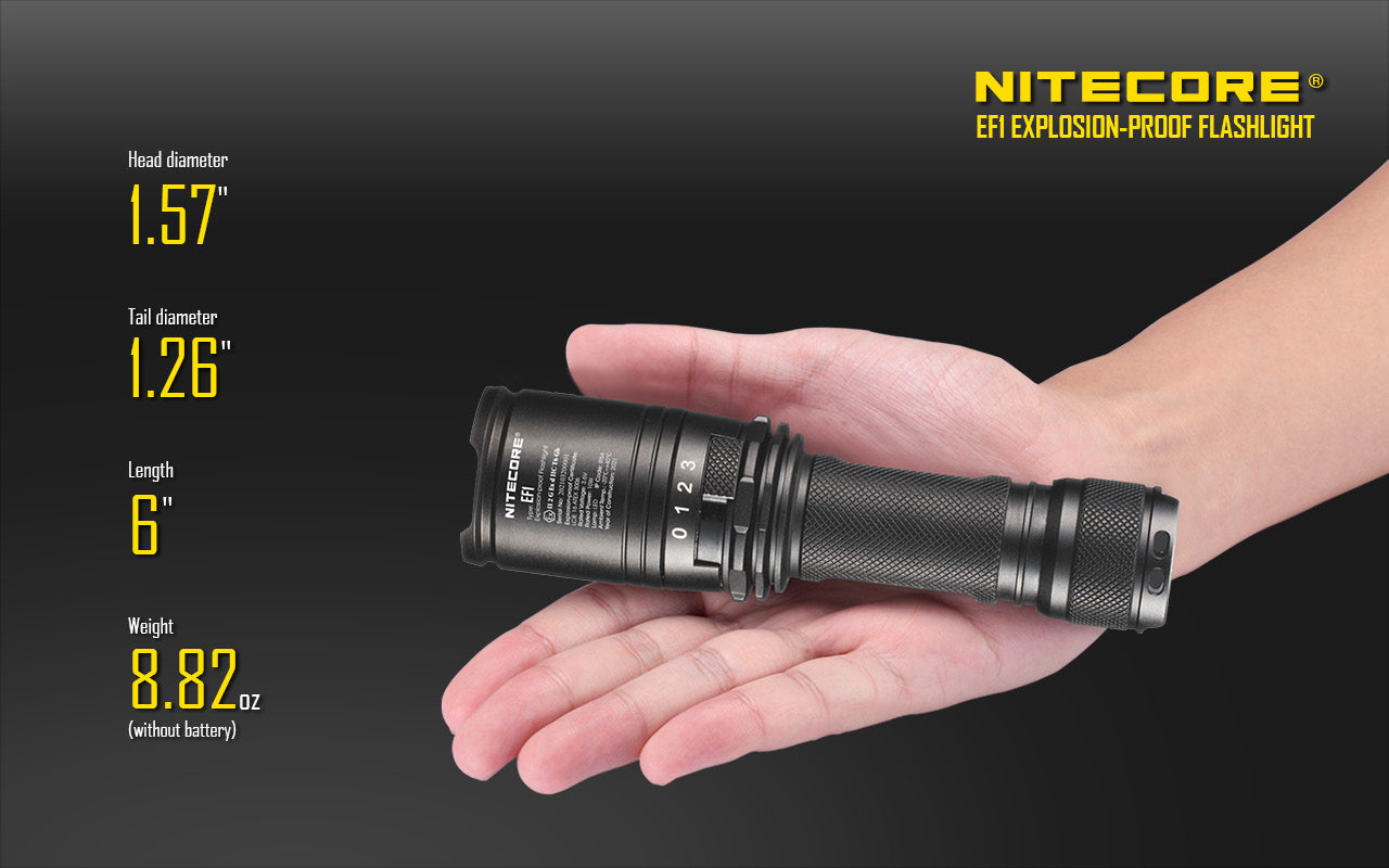 Nitecore EF1 Explosion-Proof LED Flashlight