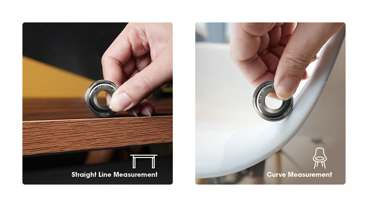 Nitecore Halo 10 Titanium Curve Measure Ring