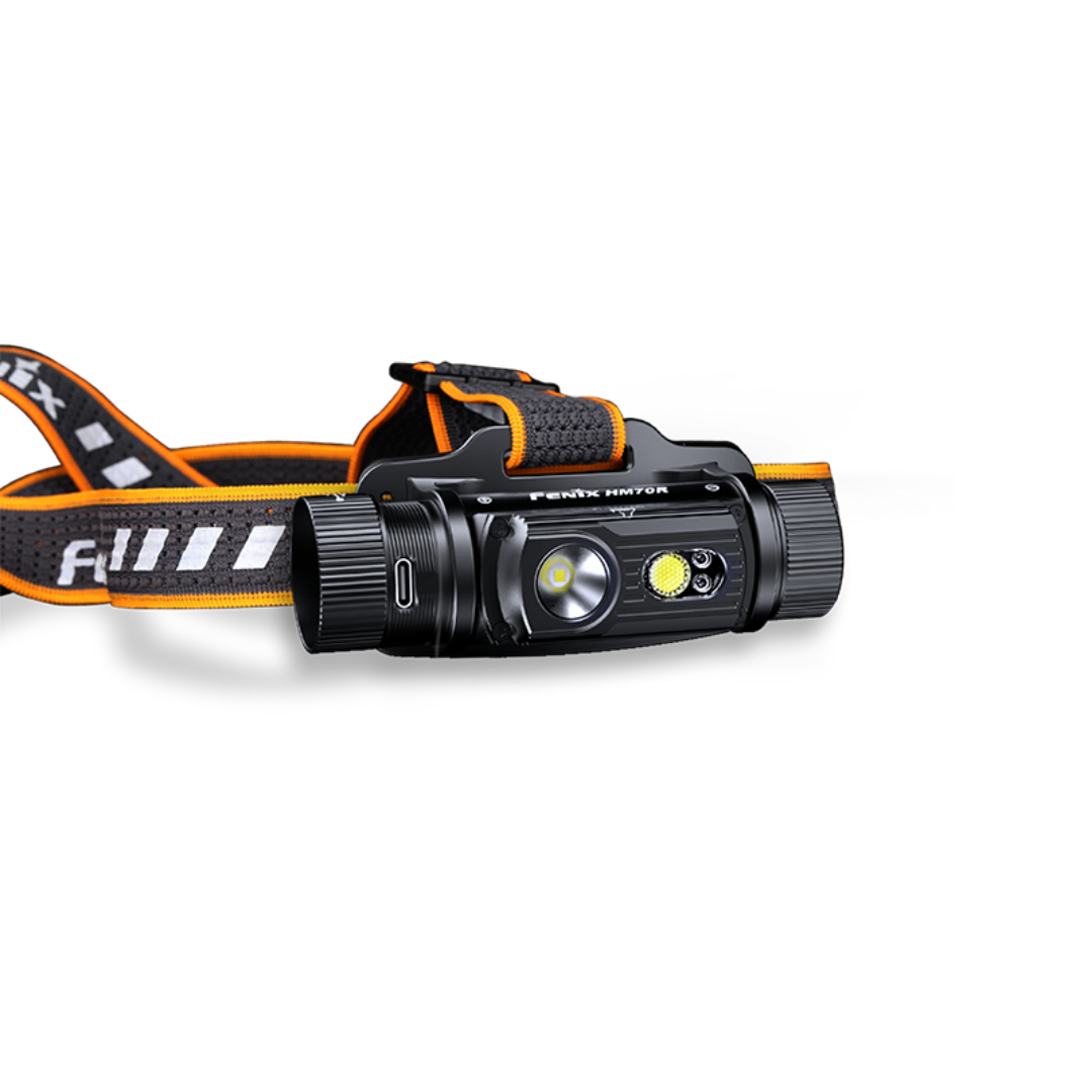 Fenix HM70R Luminus SST40 CW LED 1600L NW LED Red Light Rechargeable Headlamp