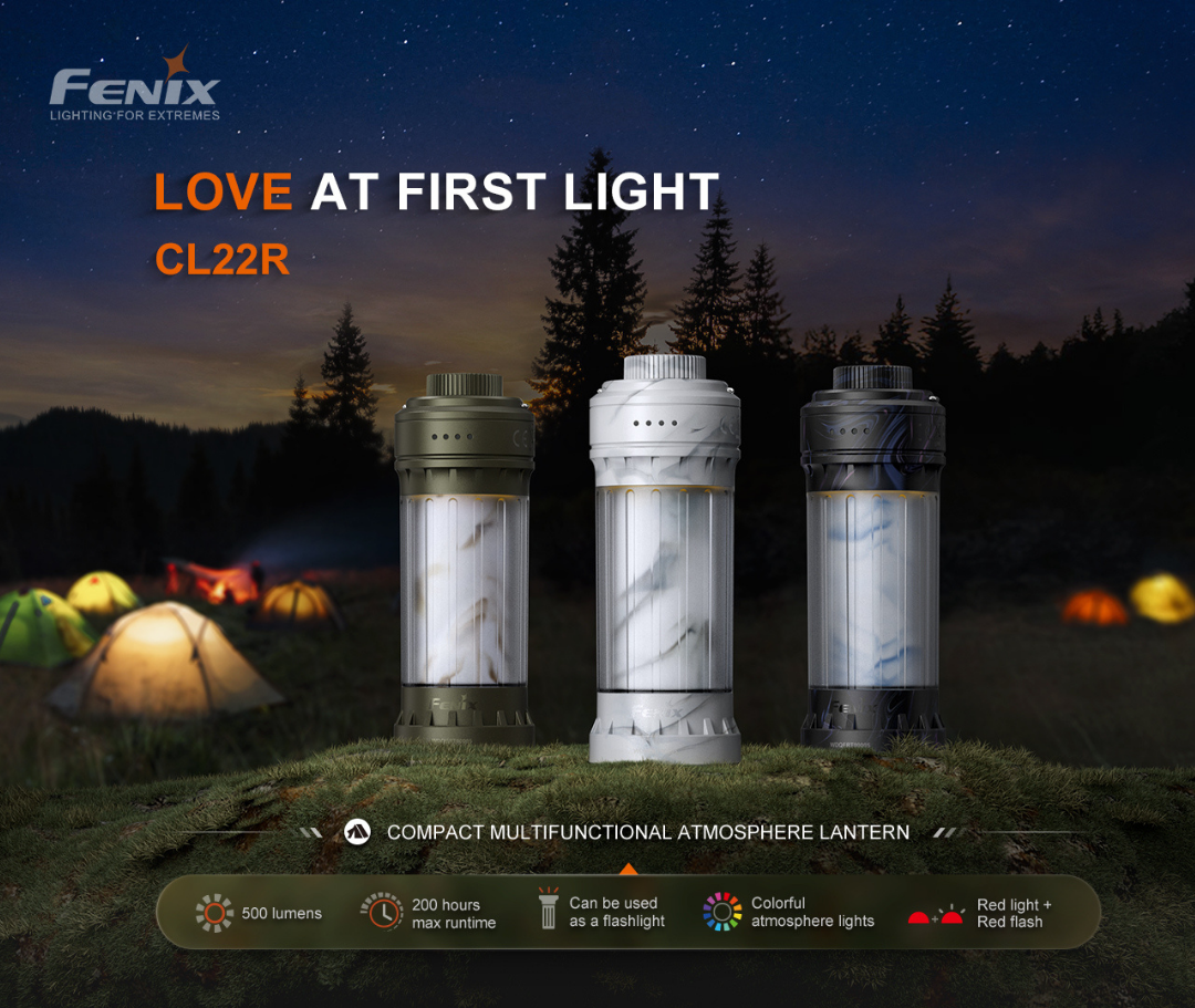 Fenix CL22R Rechargeable 500L Camping Lantern