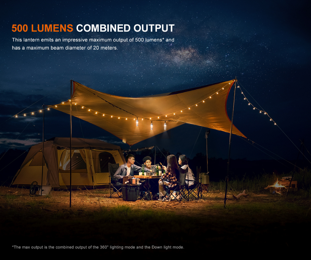 Fenix CL22R Rechargeable 500L Camping Lantern