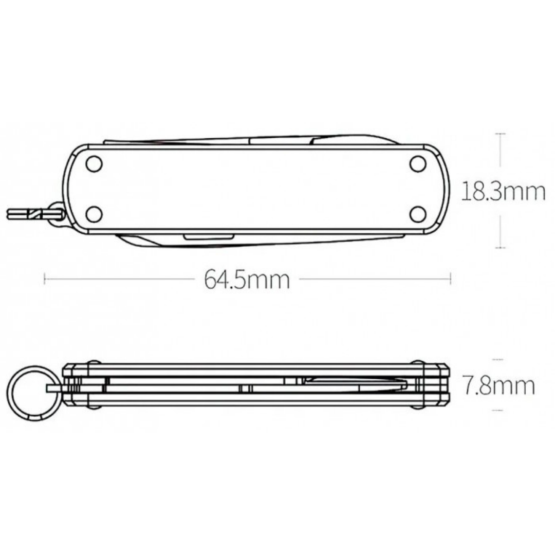 NexTool 5-in-1 Multifunctional Knife Pocket Size Multitool