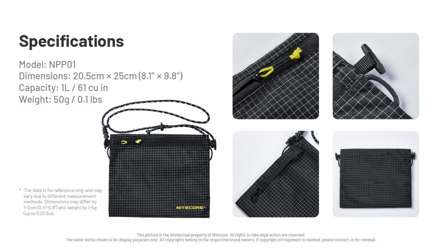 Nitecore NPP01 Outdoor Sacoche Bag (NPP01-LARGE)