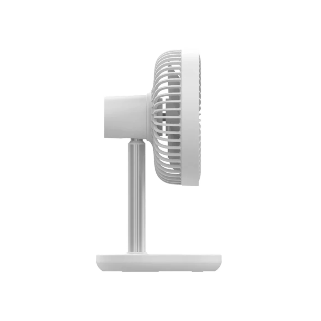 JISULIFE Rechargeable Fan Table USB Stand Portable Oscillating Extendable Fan (8000mAh)
