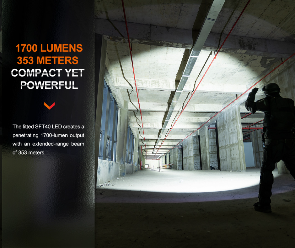 Fenix PD35R Luminus SFT40 LED 1700L Rechargeable Flashlight