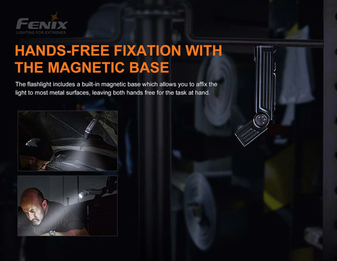 Fenix WT25R CREE XP-L HI LED 1000L Rechargeable Pivoting Work Flashlight