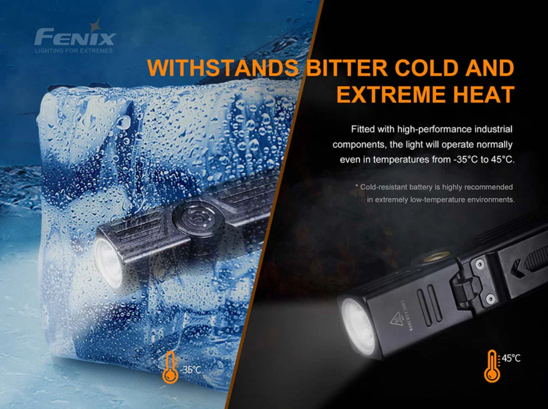 Fenix WT25R CREE XP-L HI LED 1000L Rechargeable Pivoting Work Flashlight