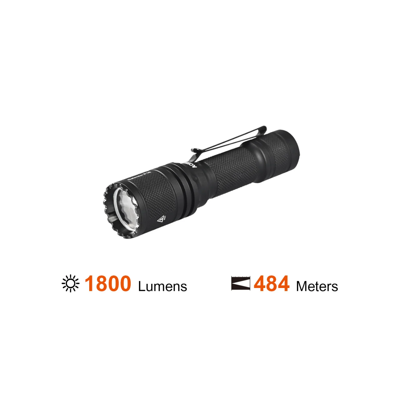 Acebeam P16 Luminus SFT40 LED 1800 Lumens Tactical Flashlight