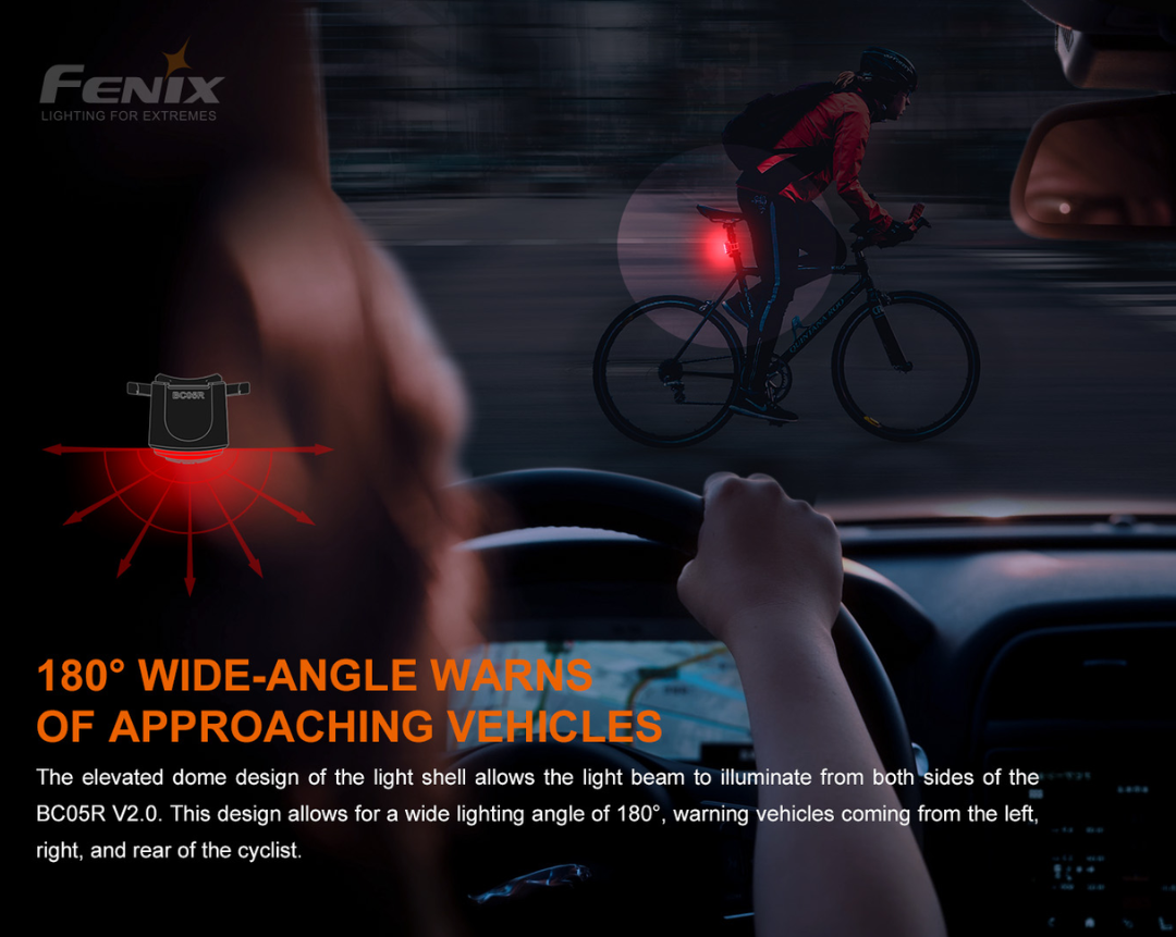 Fenix BC05R V2.0 Rechargeable Bicycle Tail Light