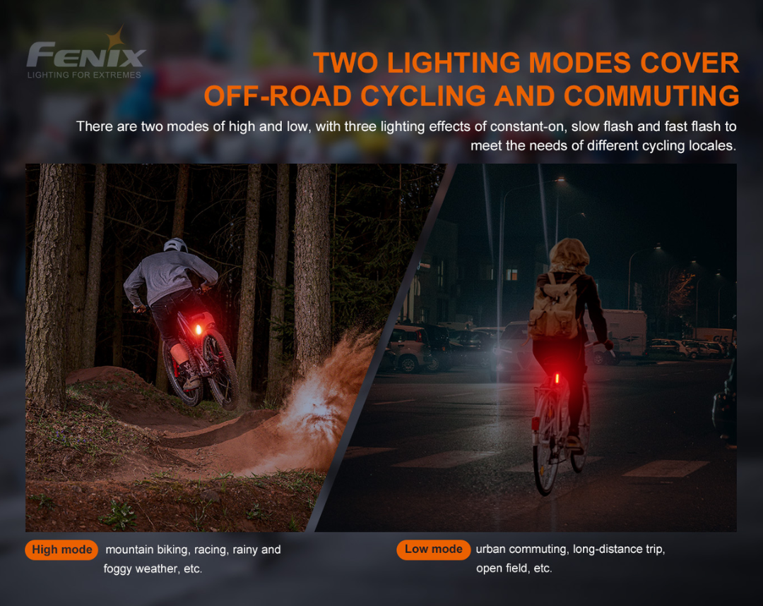 Fenix BC05R V2.0 Rechargeable Bicycle Tail Light