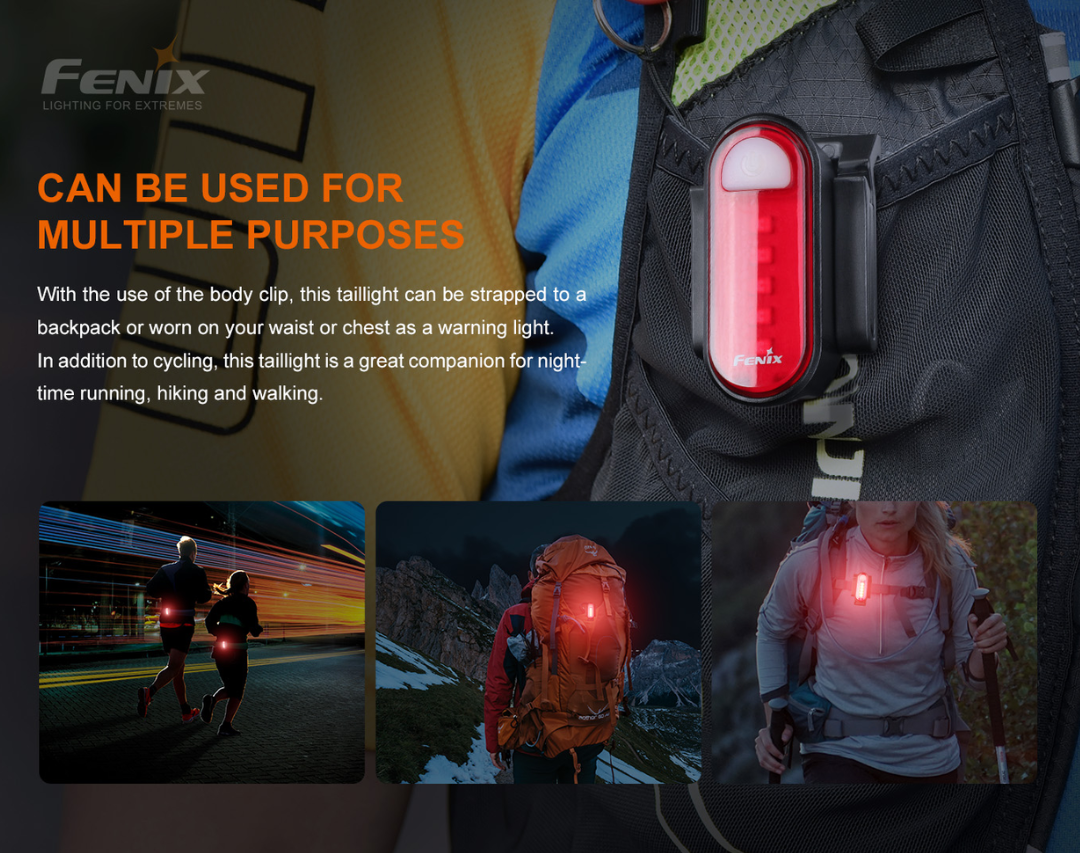 Fenix BC05R V2.0 Rechargeable Bicycle Tail Light