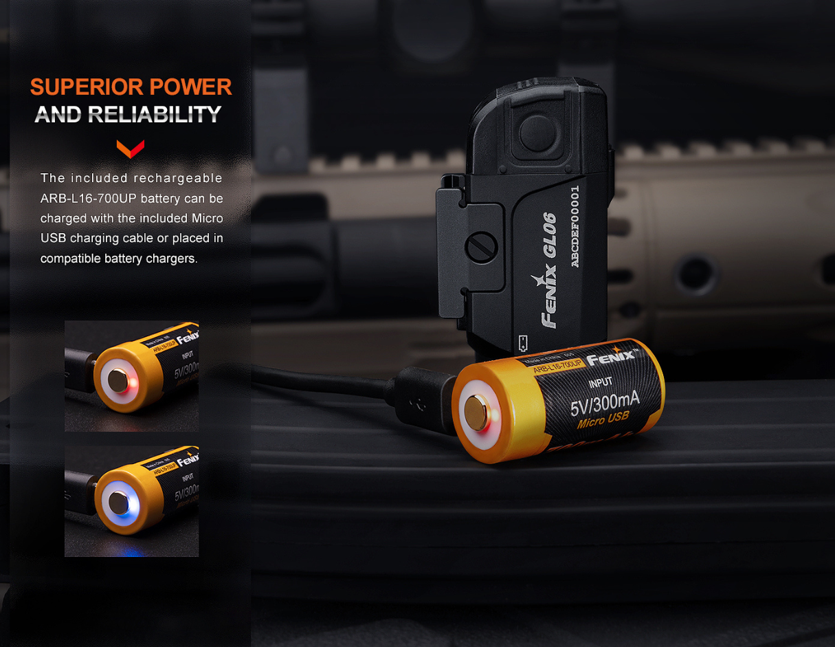 Fenix GL06-365 CREE XPL HI LED 600L CW Light
