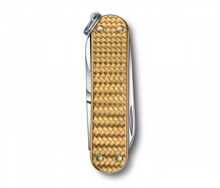 Victorinox Classic Precious Alox Brass Gold Multitool 0.6221.408G