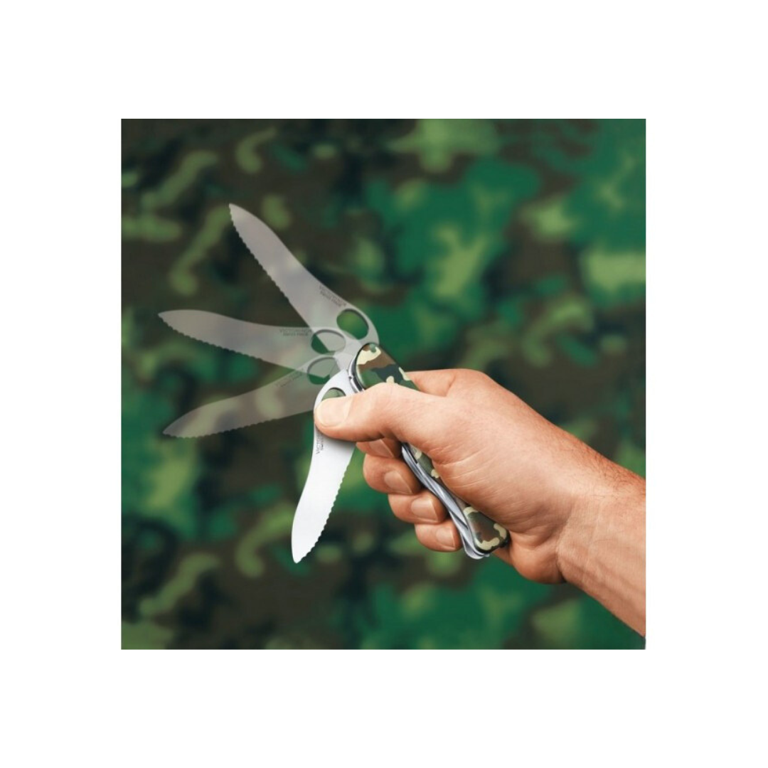Victorinox Trailmaster One Hand Camouflage Multitool Pocket Knife 0.8463.MW94