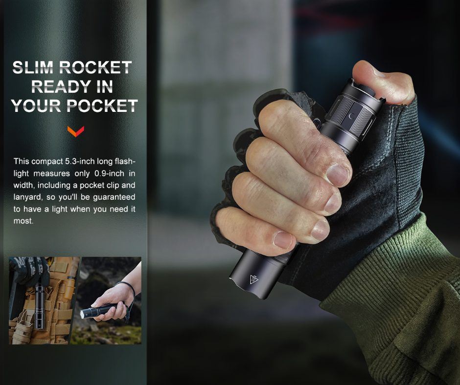 Fenix PD35R Luminus SFT40 LED 1700L Rechargeable Flashlight