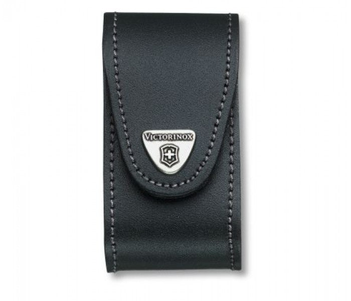 Victorinox Leather Pouch Black 5-8 Layers 4.0521.3