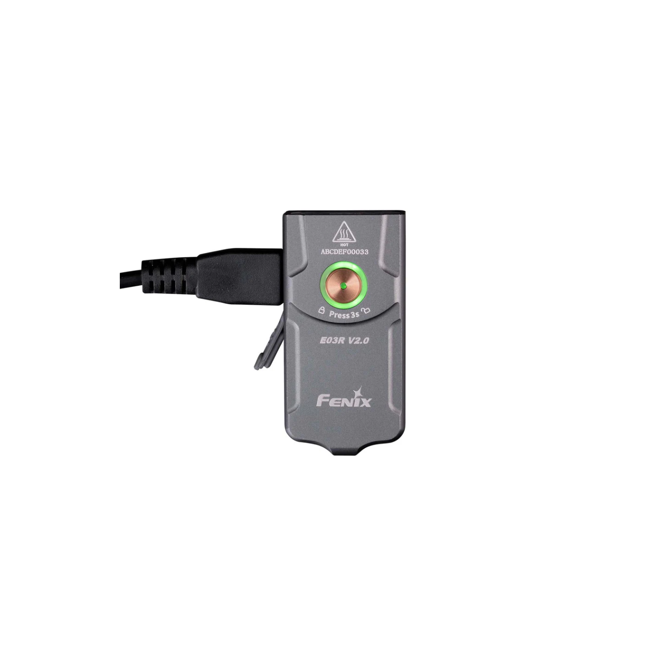 Fenix E03R V2.0 500L Rechargeable Keychain Flashlight