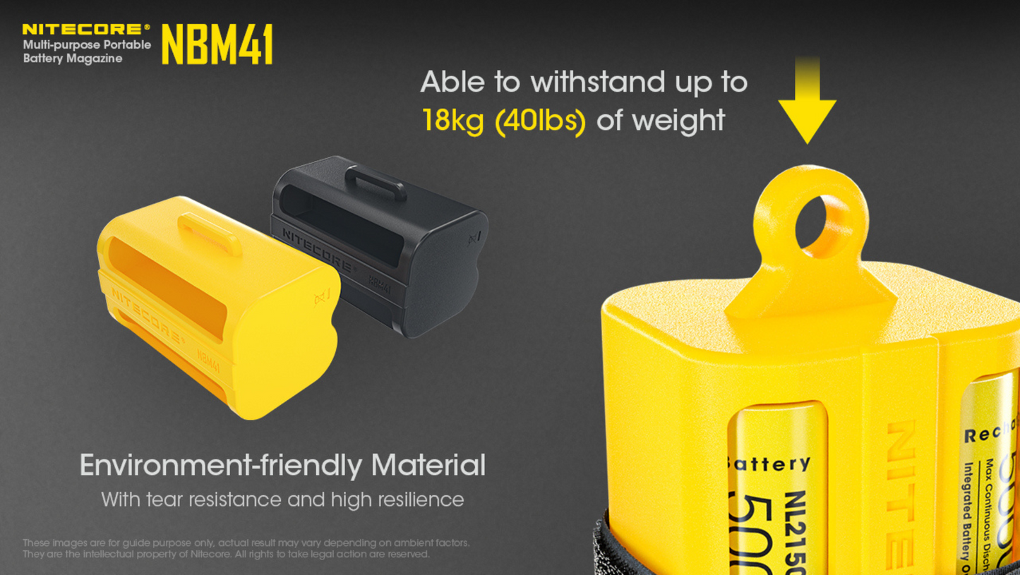 Nitecore NBM41 Multi-Purpose Portable Battery Storage Case