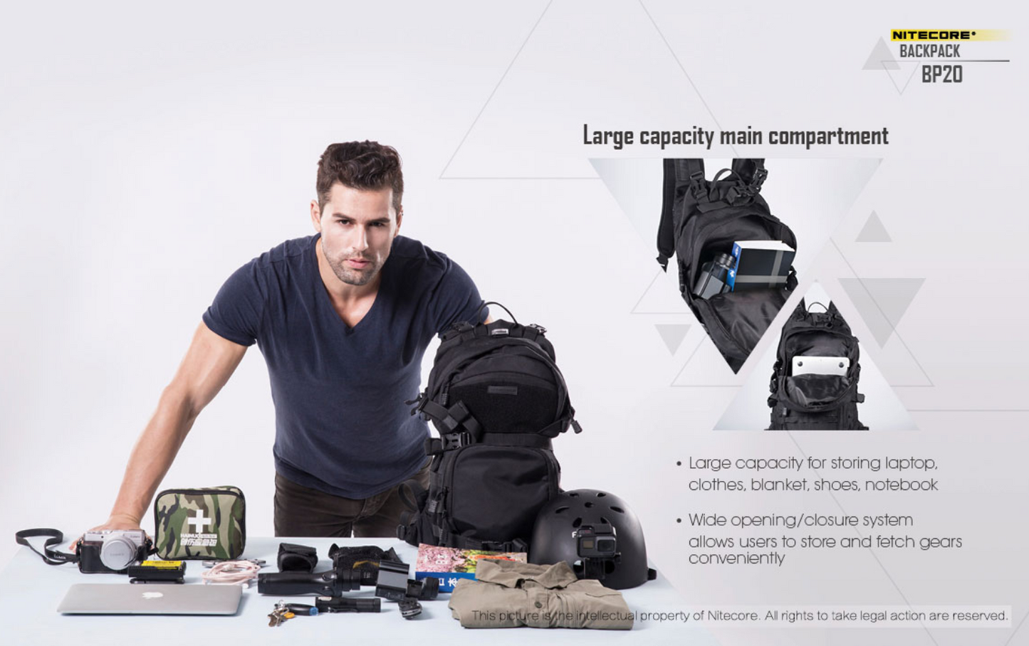 Nitecore BP20 Tactical Multi-Purpose Backpack